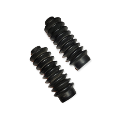 Voorvorkrubber set Zwart +-200mm