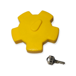 Tankdop Geel Honda MT / MB