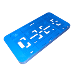 Kentekenplaathouder Blauw rechthoekig